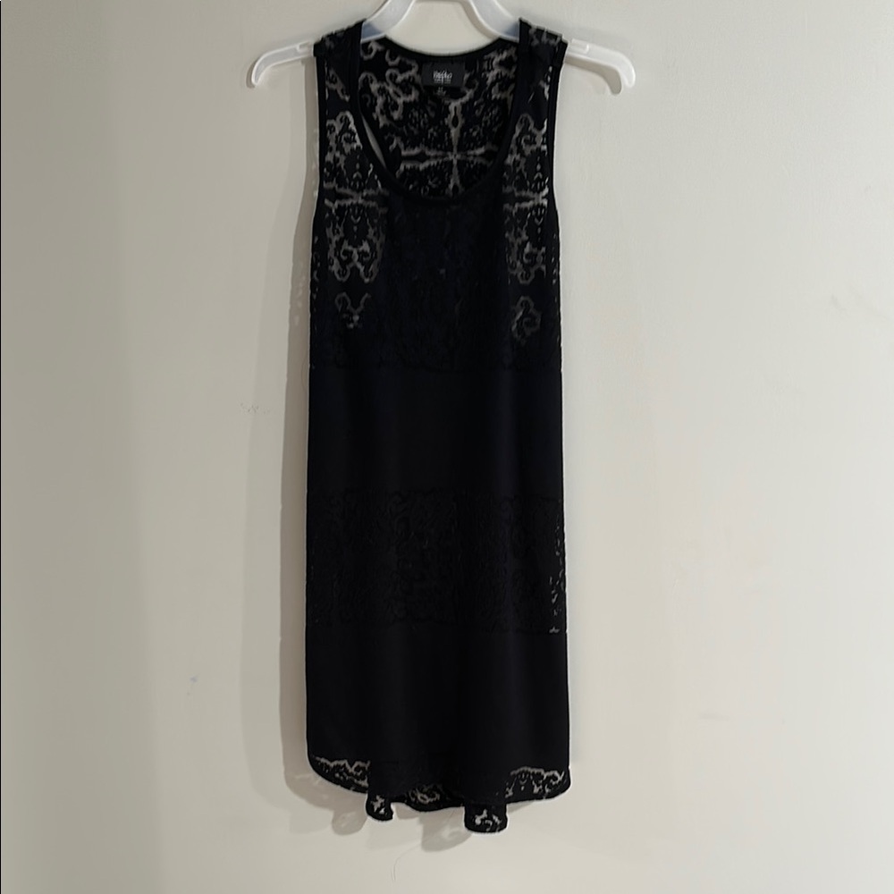 Black Lace Sleeveless shirt